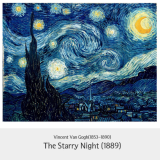 Gogh - The Starry Night Canvas Frame